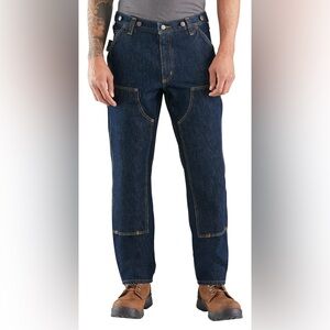 Carhartt Men's Dark Blue Relaxed Jeans